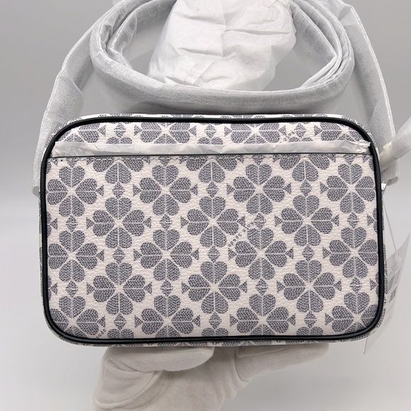 Kate Spade Signature Spade Flower Mini Camera Bag Navy Multi - Picture 2 of 15